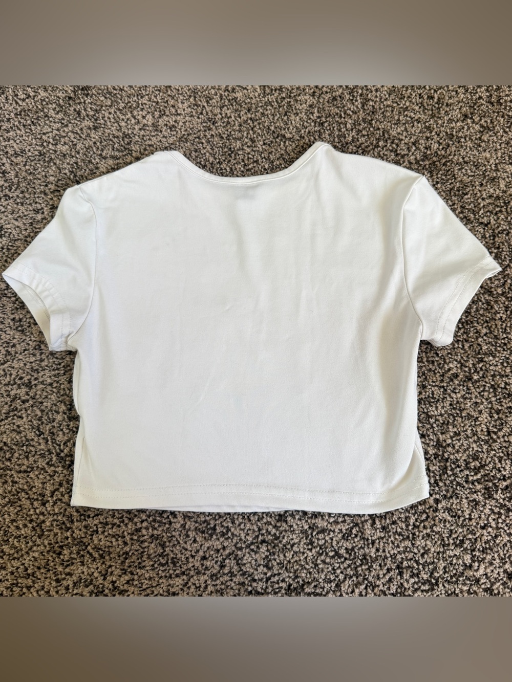 White Crop Top - Picture 3 of 3